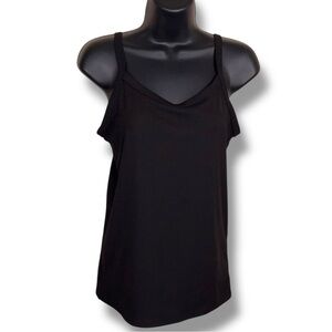 Juniors Large Black Tank Top No Boundaries Classic Sleeveless Stretch Top